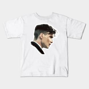 Tommy Shelby Vector Art Kids T-Shirt